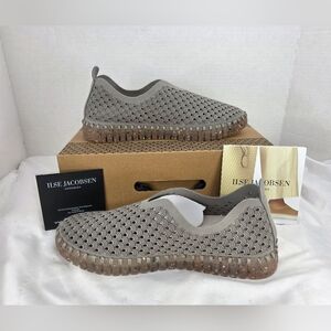 Ilse Jacobsen Women's Tulip 3072 Shoe Grey Size 37, 6.5 NEW!
